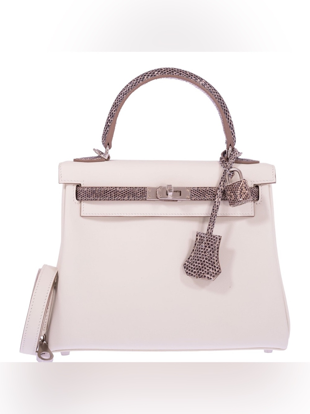 Kelly 25 Retourne Touch Mushroom Swift GENUINEOmbré Salvatore Lizard PHW IMPORT
